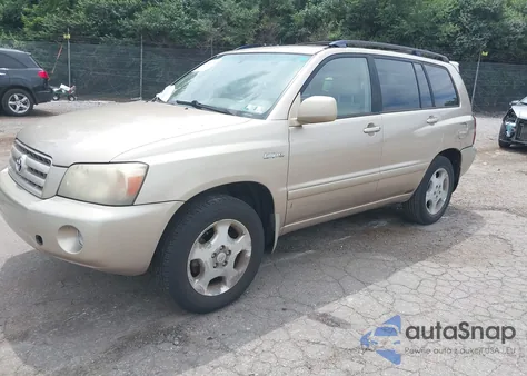 2004 Toyota Highlander Limited V6 z USA, uszkodzony, nr VIN JTEDP21AX40013050